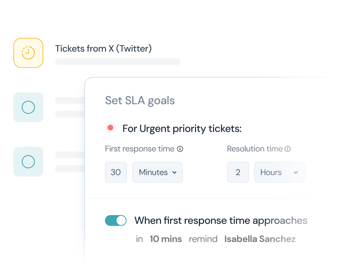 SLA- en toewijzingsregels
